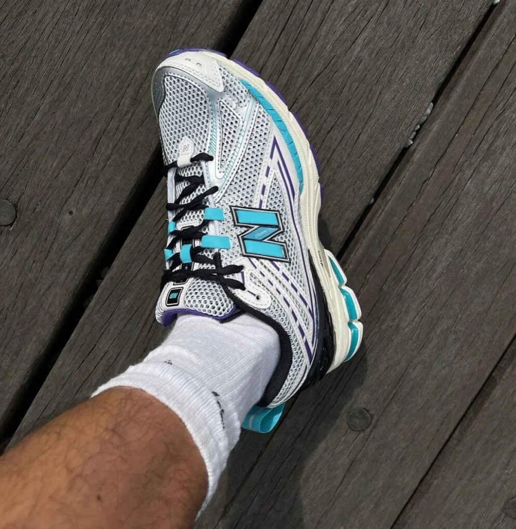 New Balance 1906R White Aqua Purple - Image 2