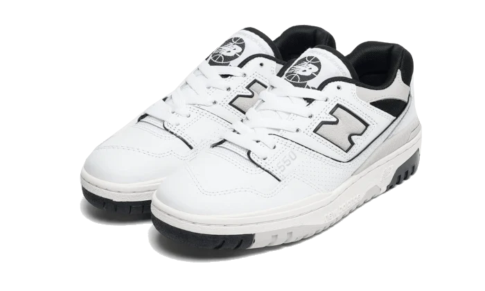 New Balance 550 White Black Grey - Image 2