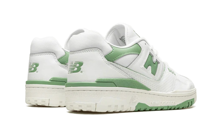 New Balance 550 White Mint Green - Image 3