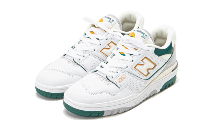 New Balance 550 White Nightwatch Green - Image 2