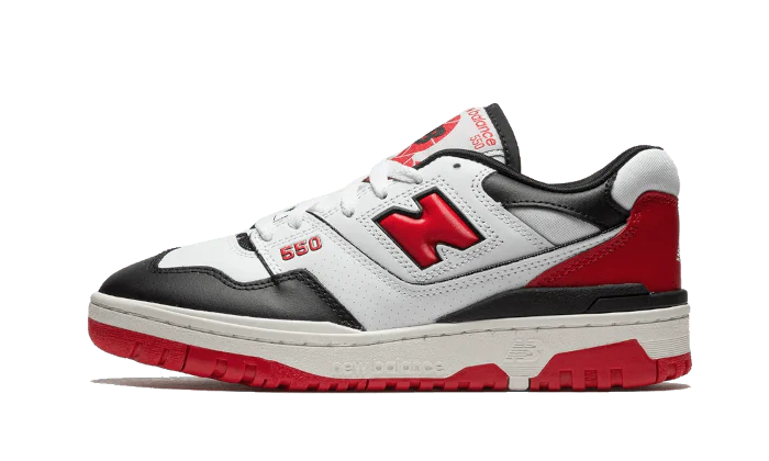 New Balance 550 White Red Black