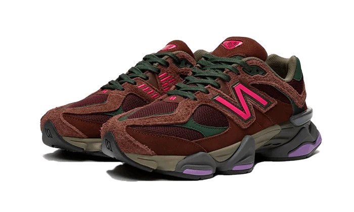 New Balance 9060 Rich Oak Burgundy - Image 2