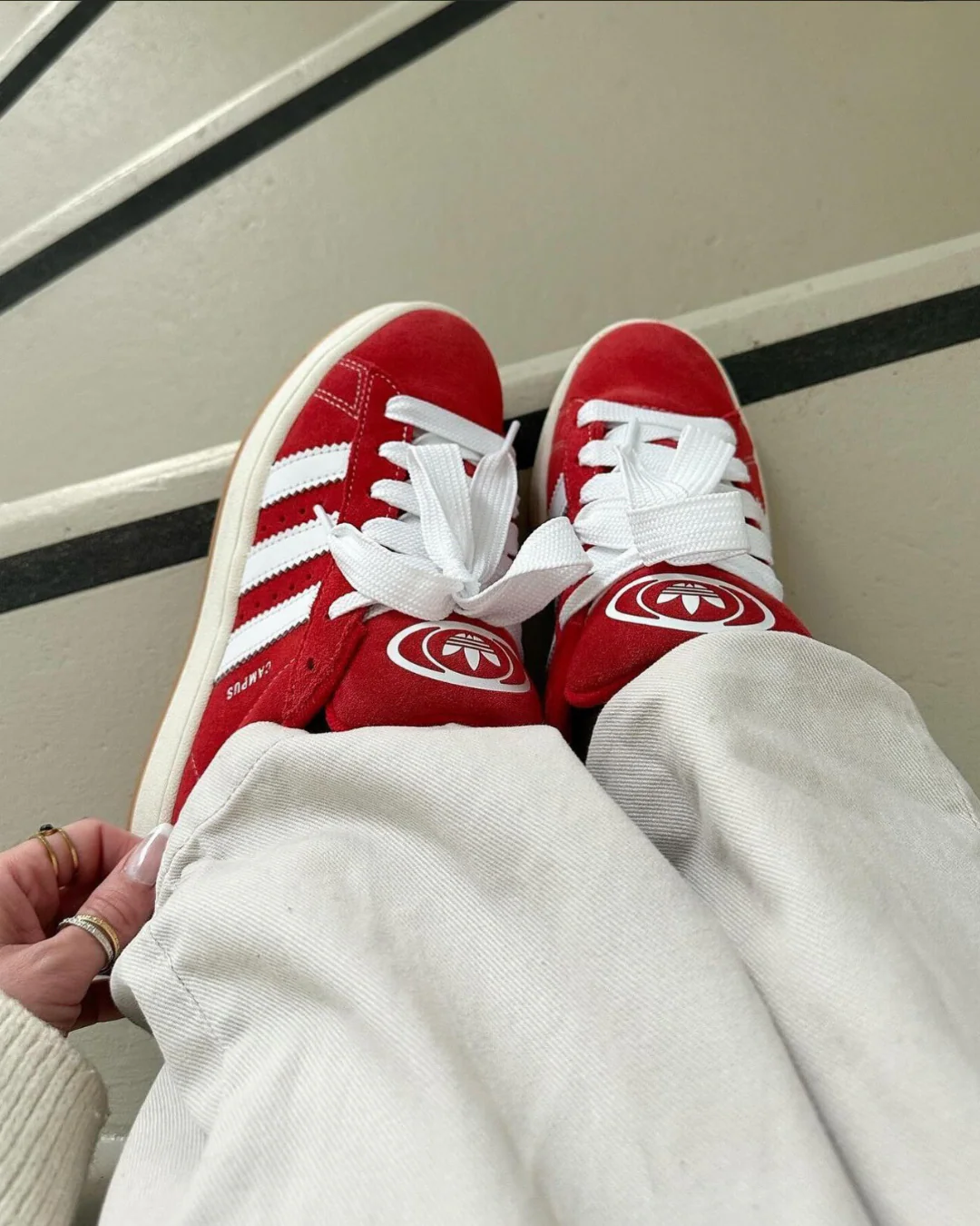 Adidas Campus 00s Better Scarlet Cloud White - Image 6