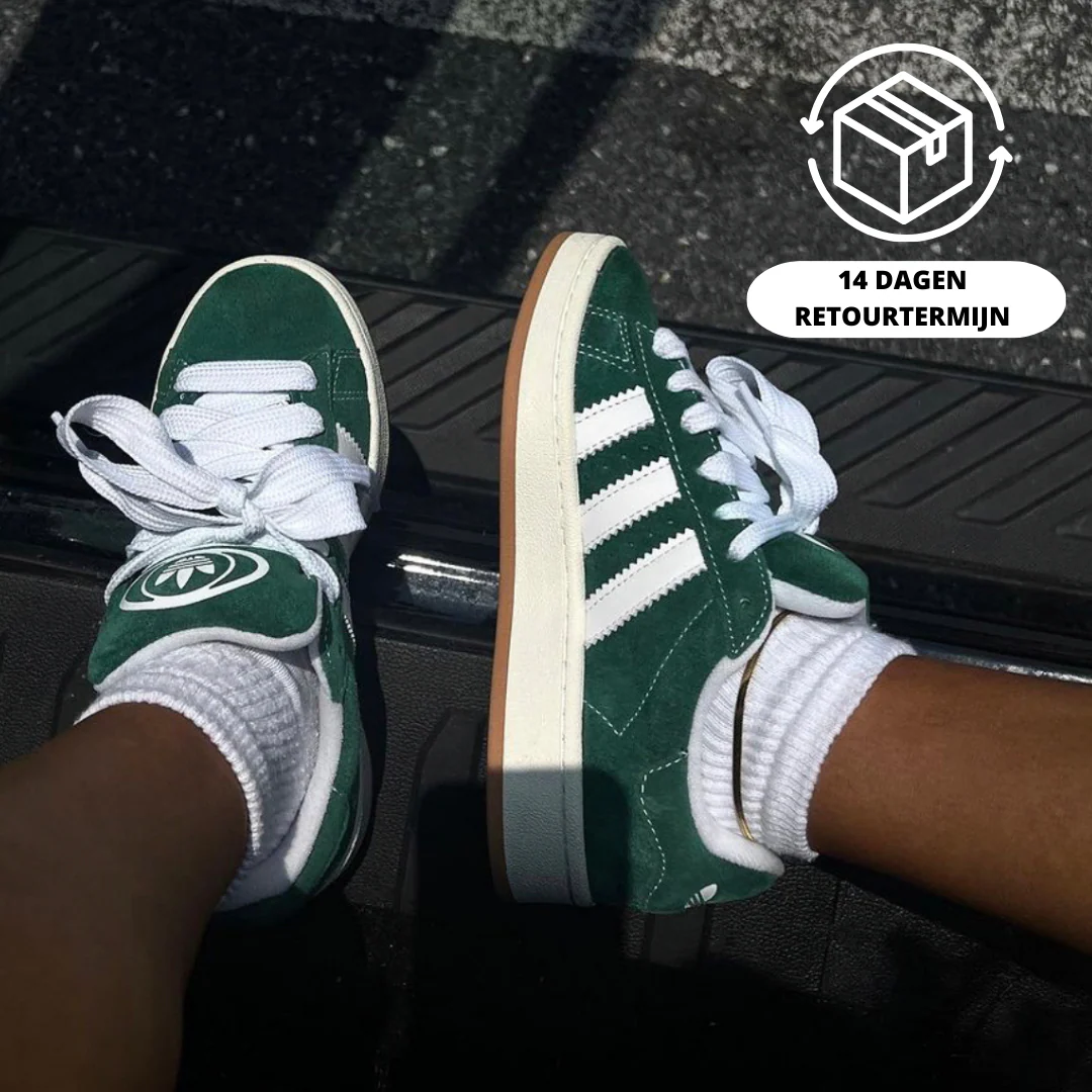 Adidas Campus 00s Dark Green Cloud White - Image 5