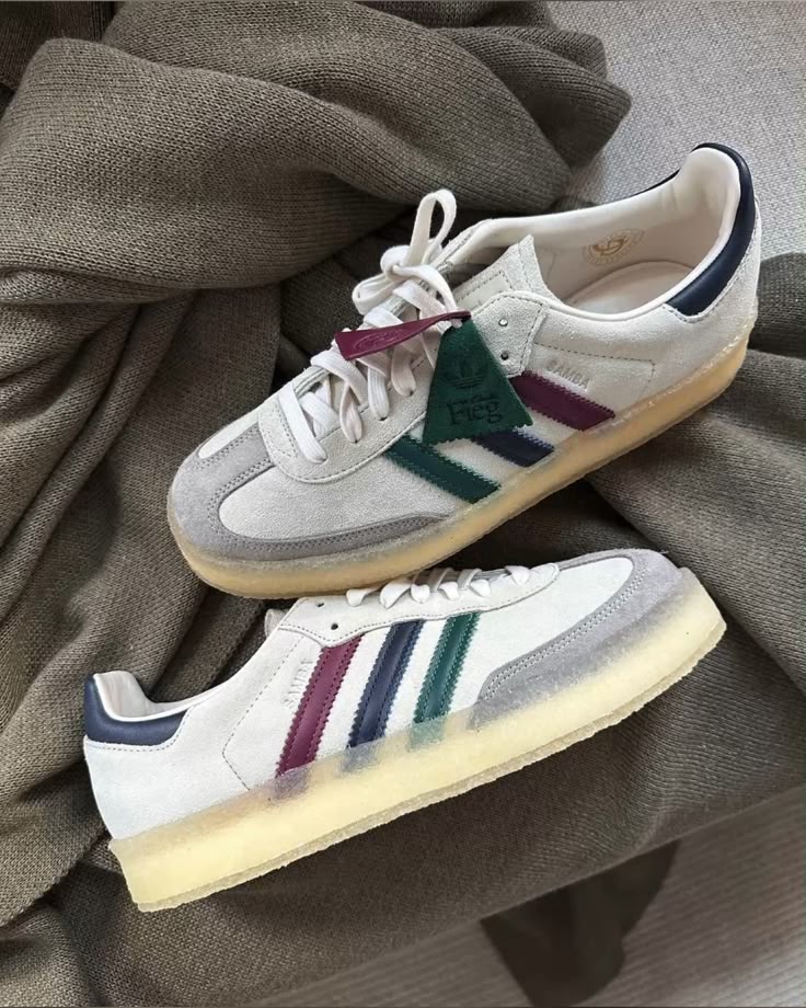 Adidas Clarks 8th Street Samba by Ronnie Fieg Kithmas White Multi - Image 2