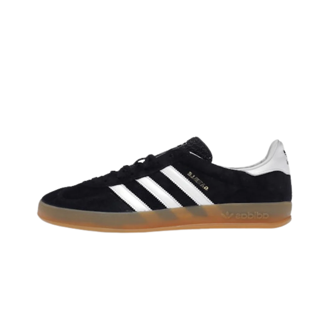 Adidas Gazelle Black White Gum