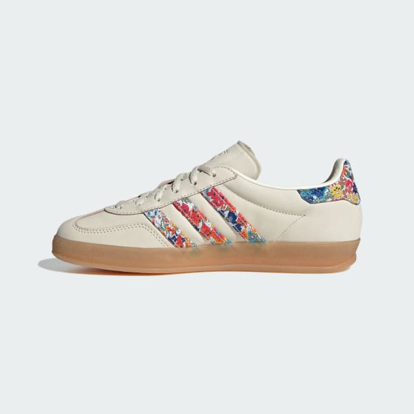 Adidas Gazelle Indoor Liberty London Floral Embroidery Stripes - Image 3