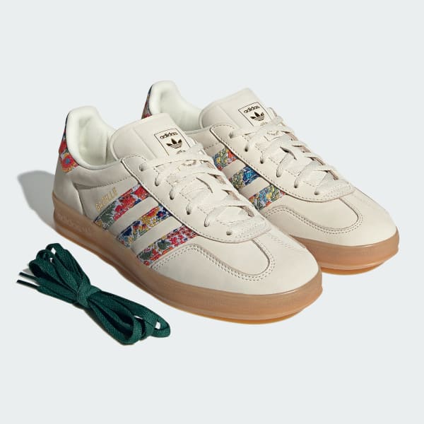 Adidas Gazelle Indoor Liberty London Floral Embroidery Stripes - Image 7