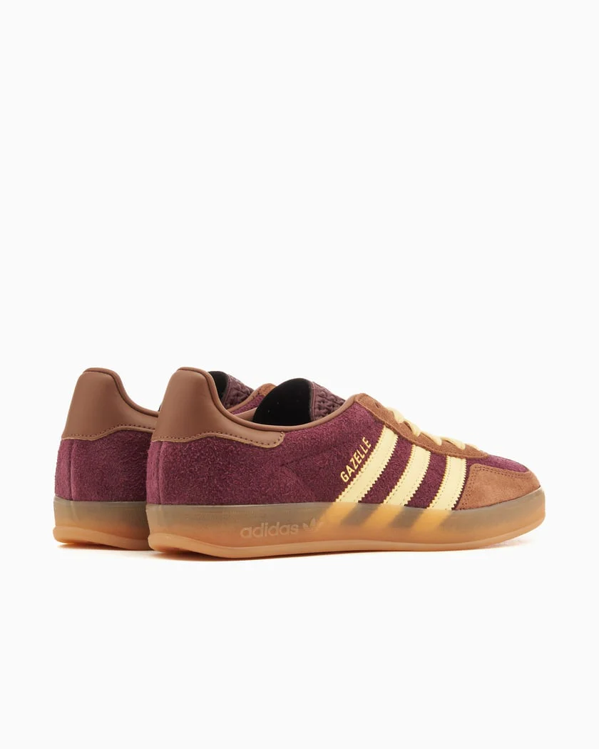 Adidas Gazelle Indoor Maroon Almost Yellow - Image 4