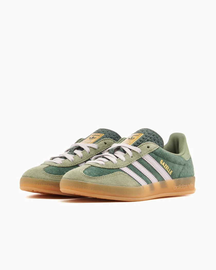 Adidas Gazelle Indoor Mineral Green Silver Dawn - Image 3