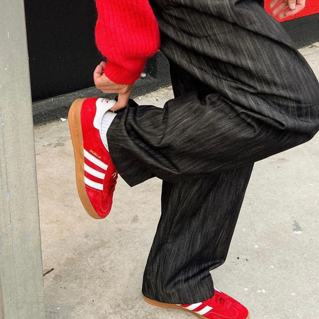 Adidas Gazelle Scarlet Cloud White - Image 8
