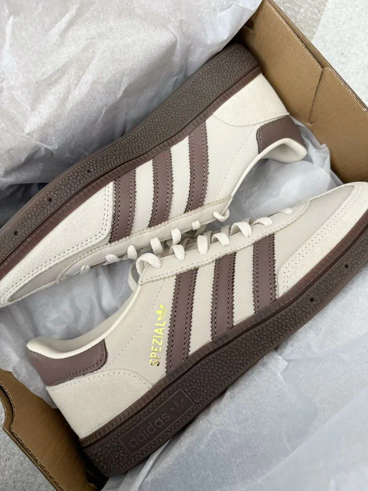Adidas Handball Spezial Brown Cream White - Image 2