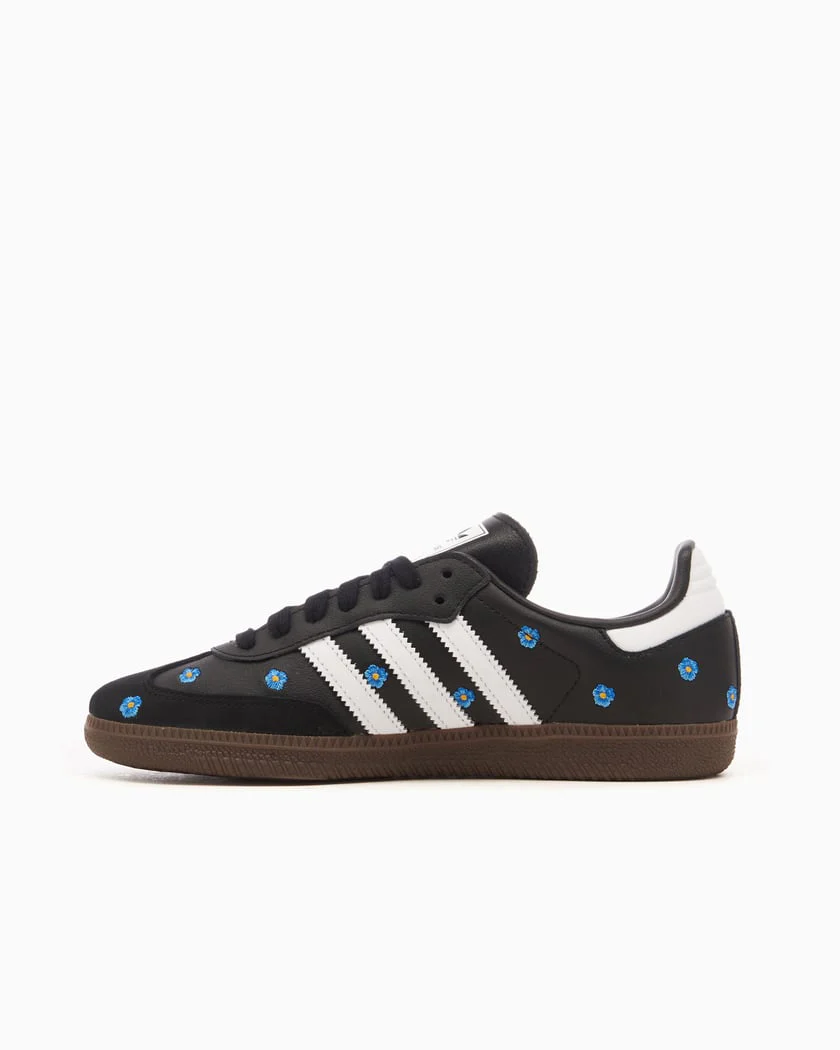 Adidas Samba Light Blue Floral Core Black - Image 5