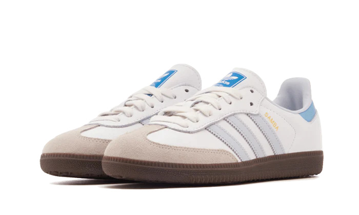 Adidas Samba OG Core White Halo Blue - Image 2