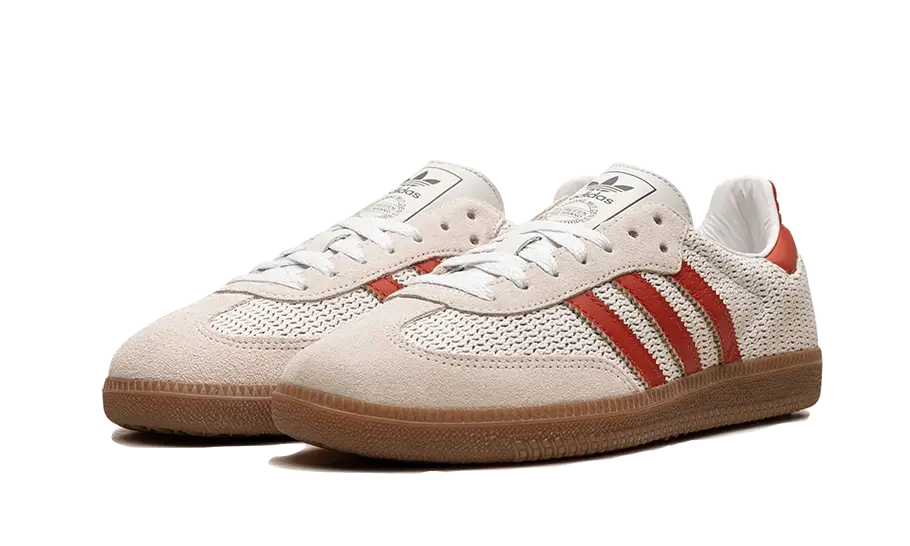 Adidas Samba OG Crystal White Preloved Red - Image 2