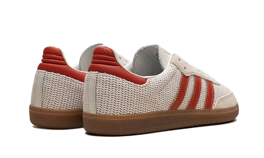 Adidas Samba OG Crystal White Preloved Red - Image 3