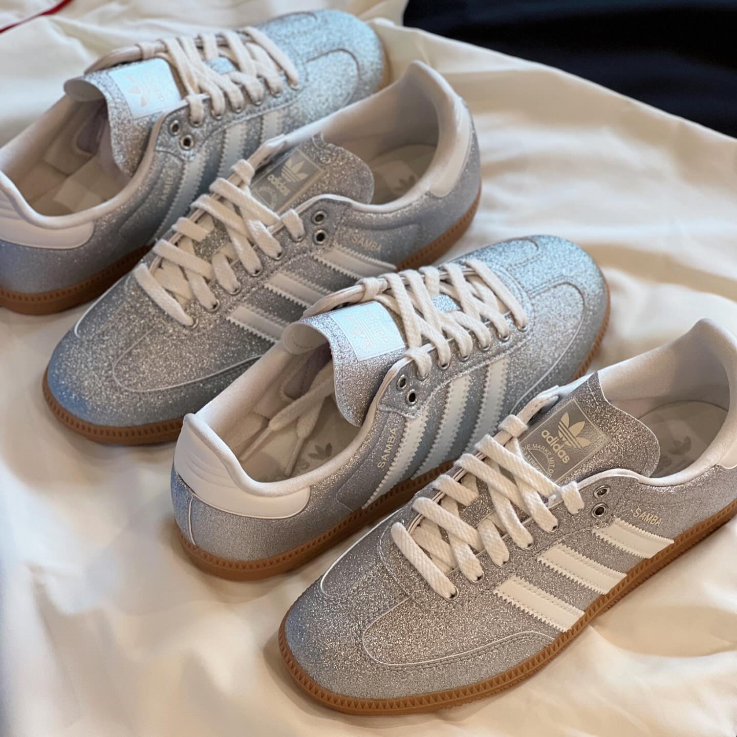 adidas Samba Shine Silver Metallic - Image 2