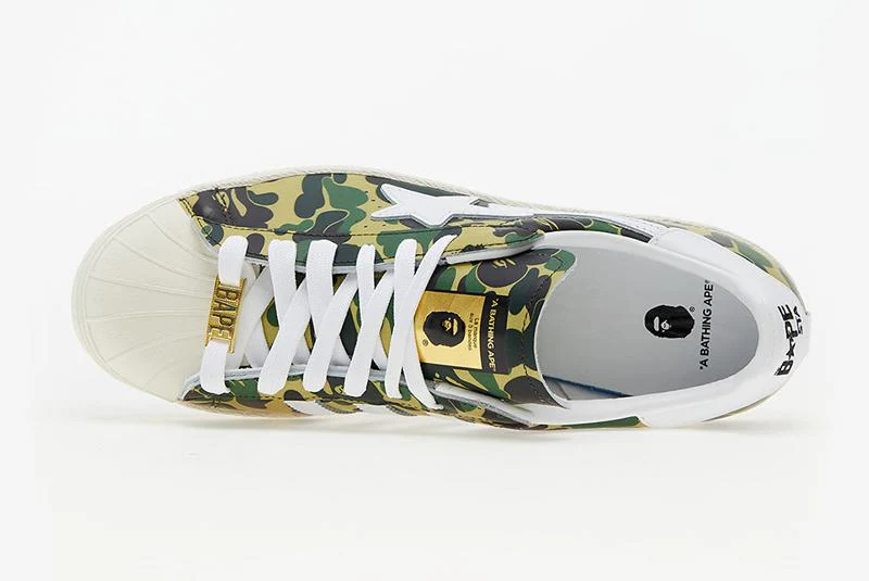 adidas Superstar Bape ABC Camo Green - Image 5
