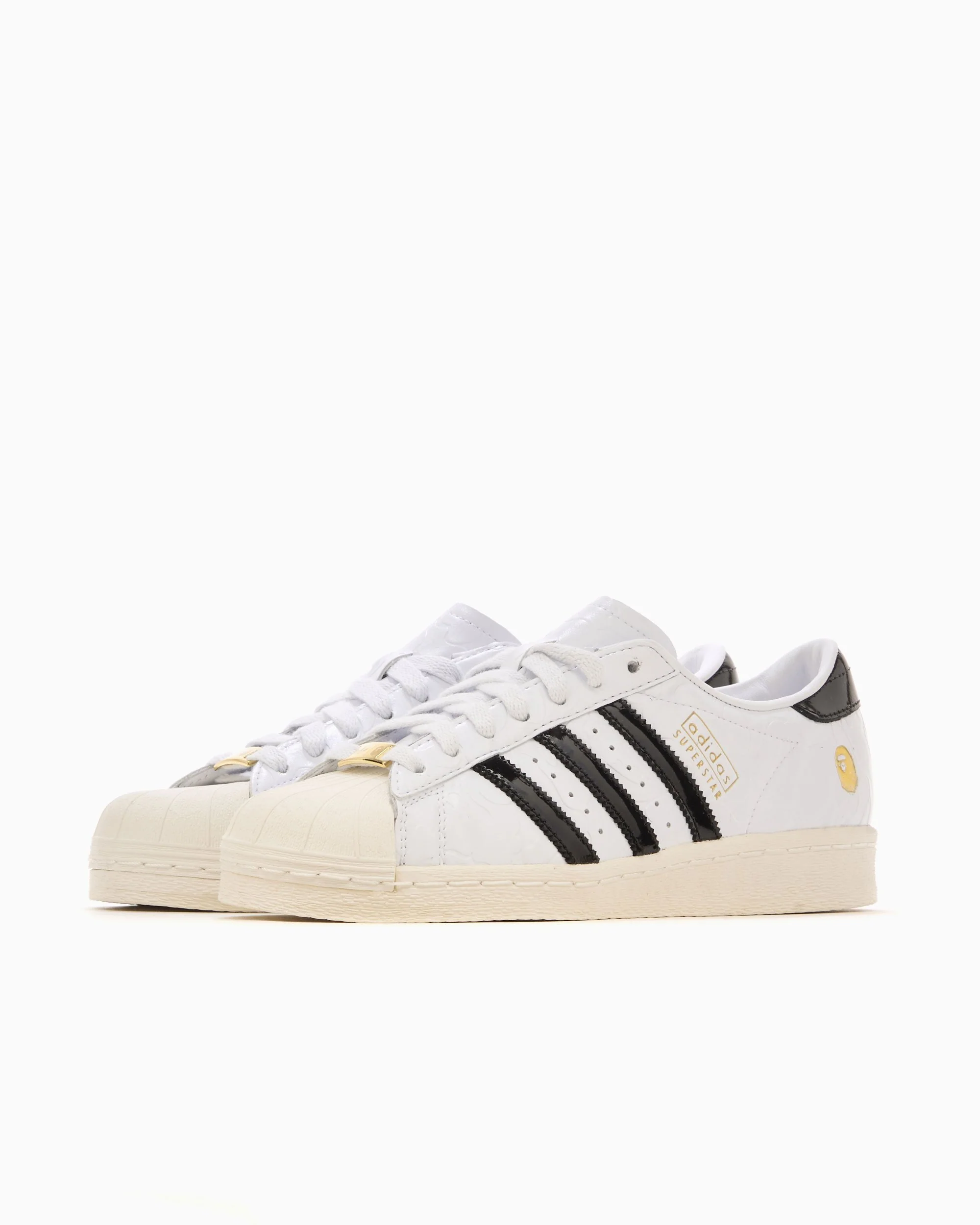 adidas Superstar Vintage Bape White Black - Image 5
