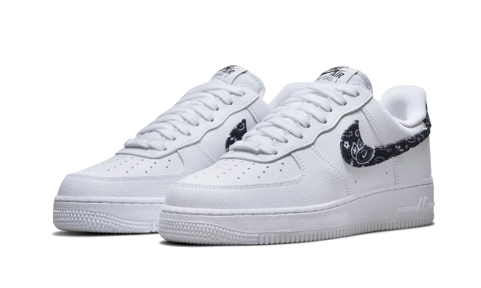Nike Air Force 1 Low '07 Essential White Black Paisley - Image 2