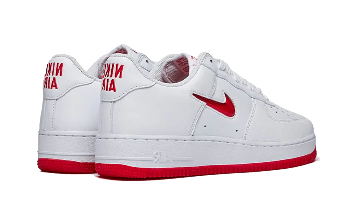 Nike Air Force 1 Low '07 Retro Color of the Month Jewel Swoosh University Red - Image 3