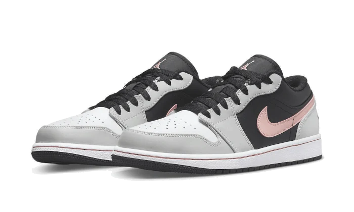 Air Jordan 1 Low Black Grey Pink - Image 2