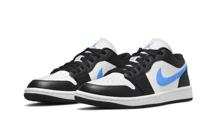 Air Jordan 1 Low Black University Blue - Image 4