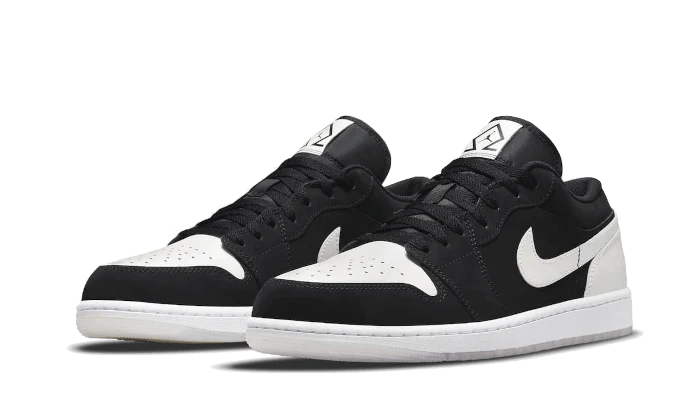 Air Jordan 1 Low Black White Diamond - Image 6