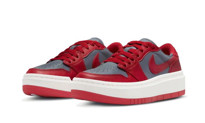 Air Jordan 1 Low Elevate Dark Grey Varsity Red - Image 2