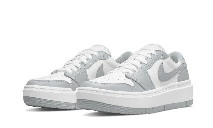 Air Jordan 1 Low Elevate White Grey - Image 2