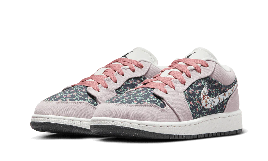 Air Jordan 1 Low Floral Canvas - Image 2