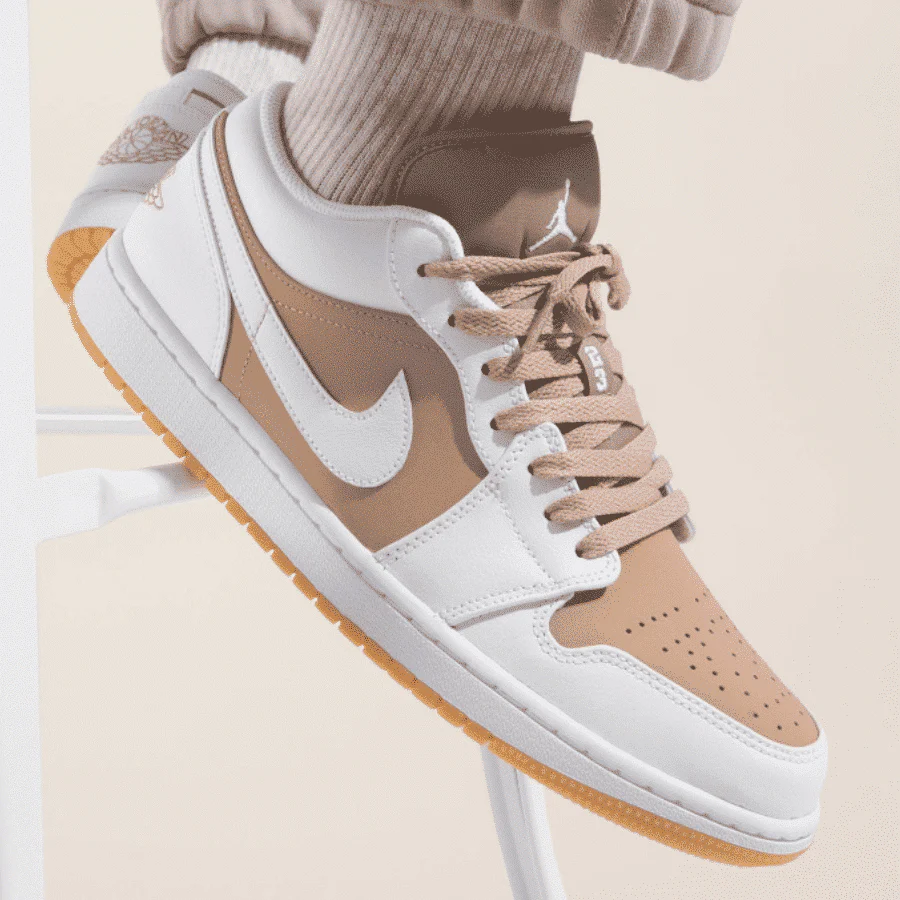 Air Jordan 1 Low Hemp White - Image 2