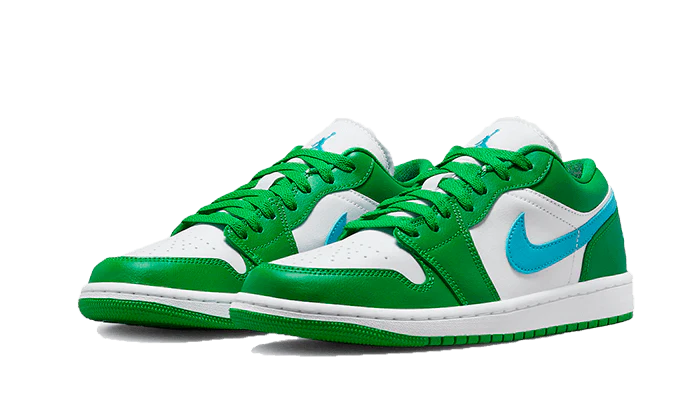 Air Jordan 1 Low Lucky Green Aquatone - Image 2