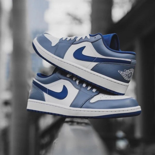 Air Jordan 1 Low Steel Blue - Image 4