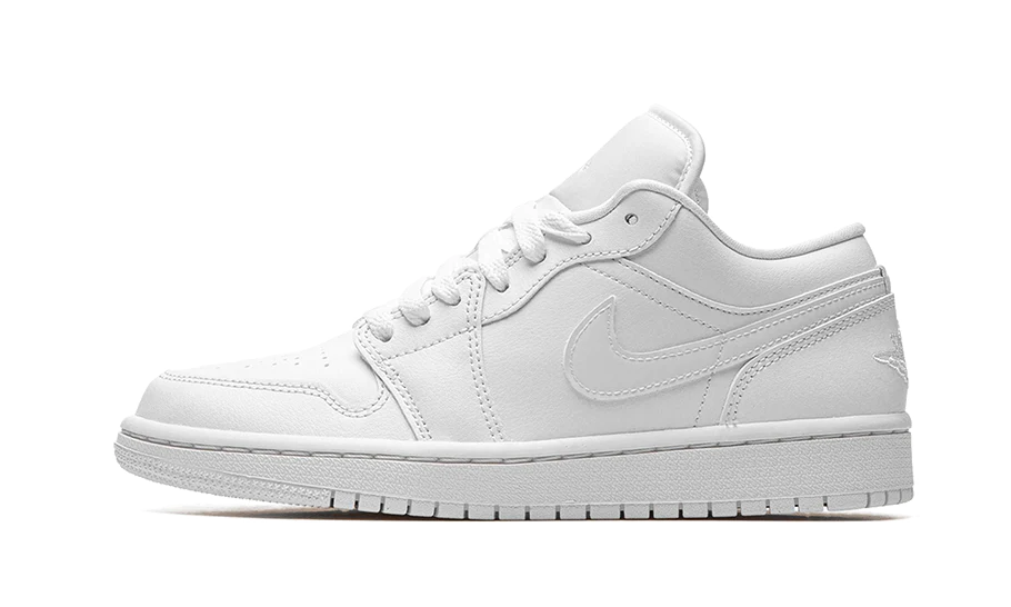 Air Jordan 1 Low Triple White Patent Swoosh (2022)