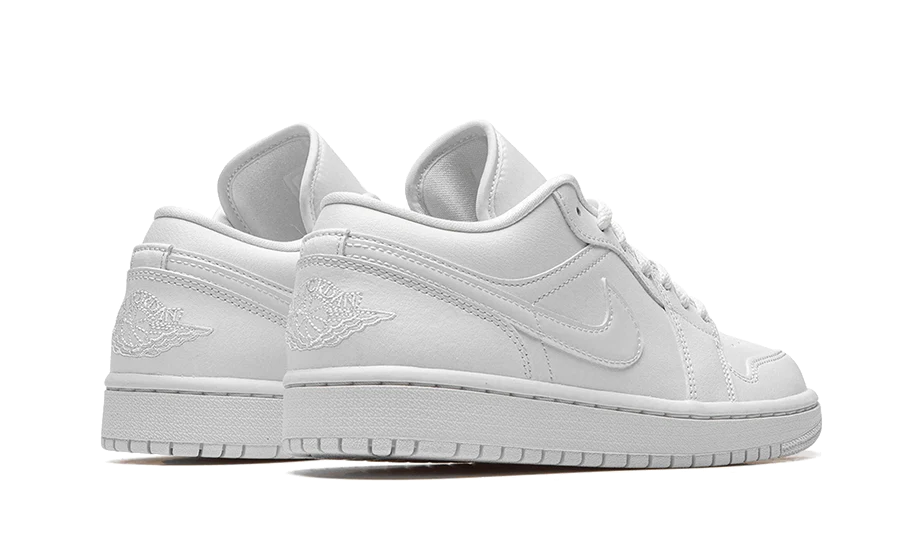 Air Jordan 1 Low Triple White Patent Swoosh (2022) - Image 3