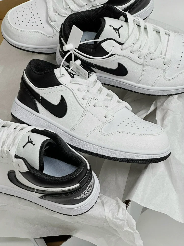 Air Jordan 1 Low White Black - Image 6