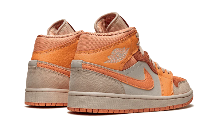 Air Jordan 1 Mid Apricot Orange - Image 3