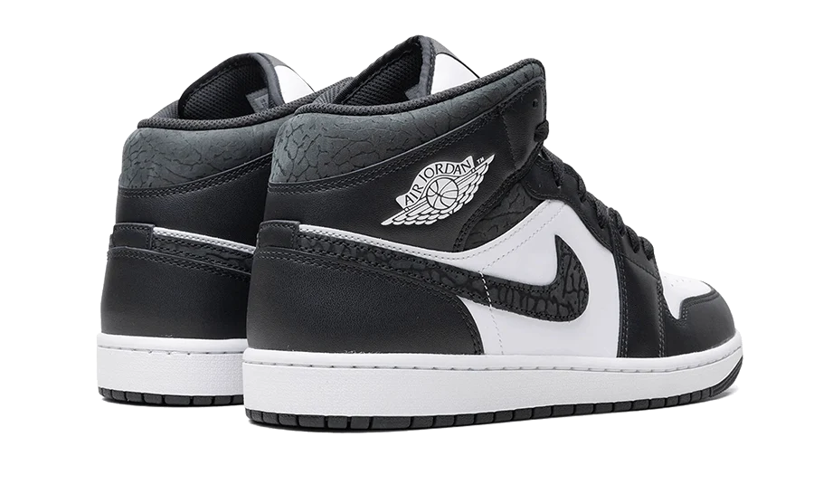 Air Jordan 1 Mid Black Elephant - Image 3