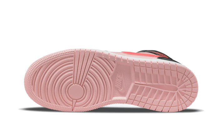 Air Jordan 1 Mid Black Pink Crimson - Image 3