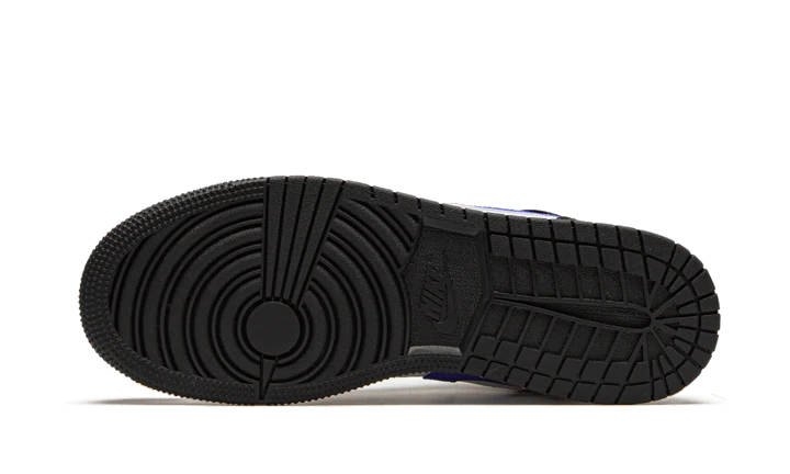 Air Jordan 1 Mid Black Racer Blue White - Image 4