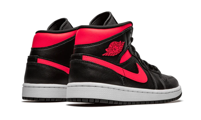 Air Jordan 1 Mid Black Siren Red - Image 3