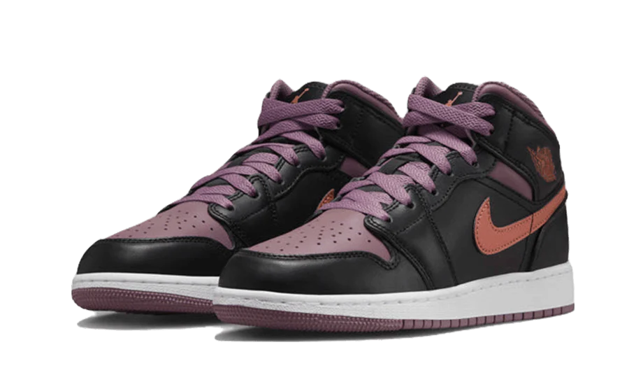 Air Jordan 1 Mid Black Sky J Mauve - Image 2