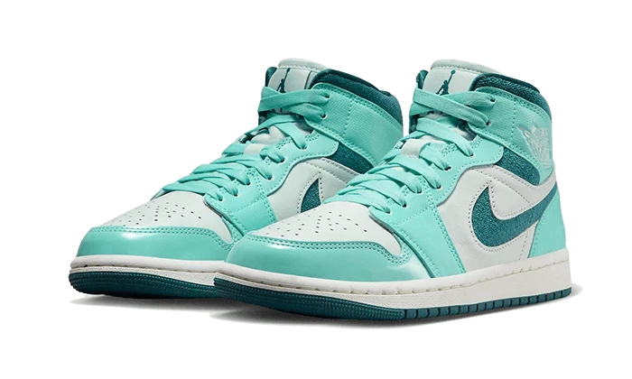 Air Jordan 1 Mid Bleached Turquoise - Image 2