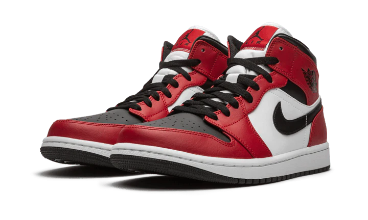 Air Jordan 1 Mid Chicago Black Toe - Image 2