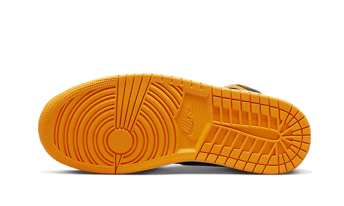 Air Jordan 1 Mid Fat Tongue Black Orange - Image 3