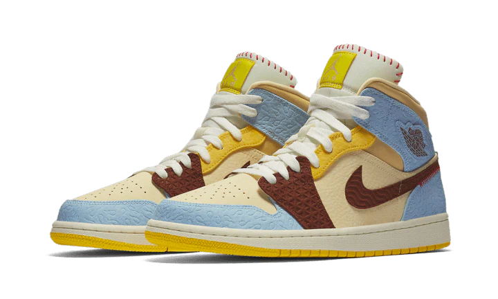 Air Jordan 1 Mid Fearless Maison Château Rouge - Image 2