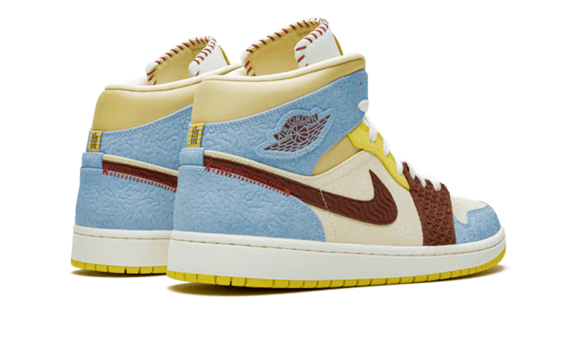 Air Jordan 1 Mid Fearless Maison Château Rouge - Image 3