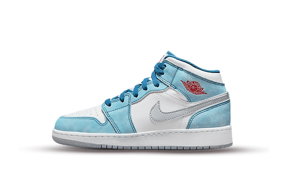 Nike Air Jordan 1 Mid French Blue Light Steel