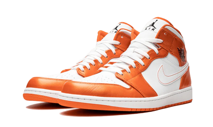 Air Jordan 1 Mid Metallic Orange - Image 2